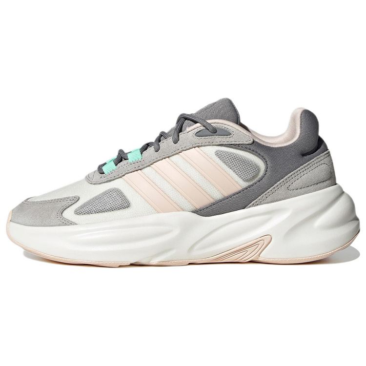 Adidas Neo Ozelle Comfortable Trendy Fabric Leather Slip Resistant Durable Lightweight Low Top Casual Running Shoes Women Sneaker HP2695