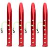 4pcs Aluminium Alloy Tent Pegs Stake Windproof Ushaped Snow Mud Nails Camping Equipment