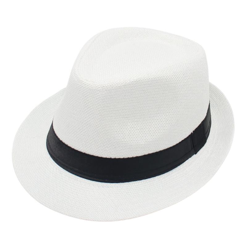Frühling/Sommer Moderner Zylinder Hutband Trilby Panama Jazzhut Popmusiker Verkleiden Verkleiden