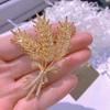 Goldene Ähre Brosche High-End Nische Corsage Temperament Vielseitig Bouquet Anzug Mantel Anstecknadel