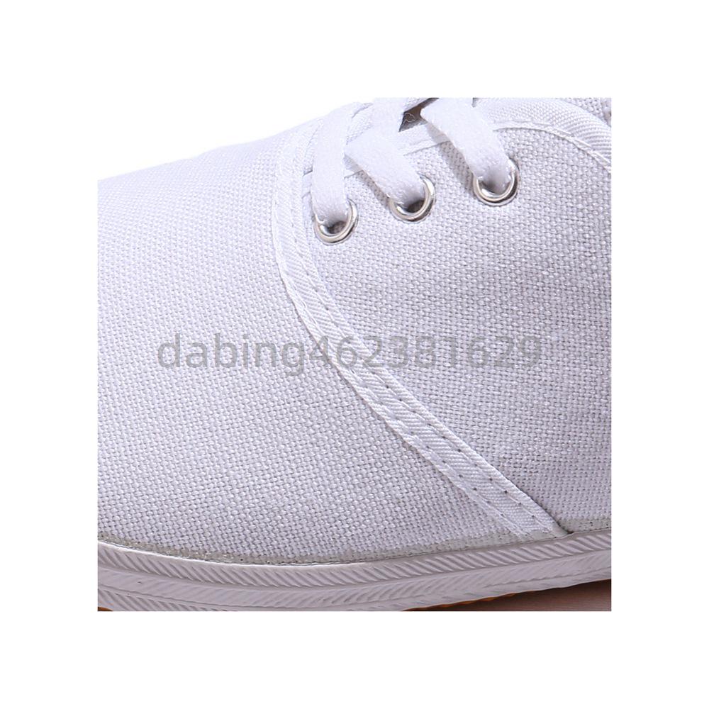 White Mesh Canvas Sneakers for Men & Women, Sizes 17-45: Casual, Tennis, and Gymnastics Performance Shoes