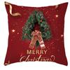 Christmas Elk Pillow Cover Home Gift Cushion Cover Fabric Sofa Pillow Cover