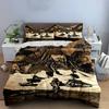 Pirate Themed Bedding Set with Characters Bedding set (1 duvet cover, 2 pillowcases, duvet not included)