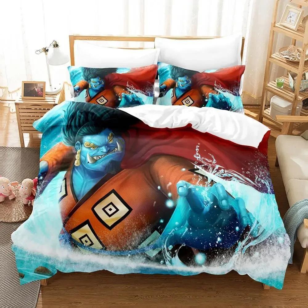 

Гипоаллергенные Классические Односпальные Двуспальные Полные Квин Кинг Новые Размеры Jinbe Кровать Взрослый Ребенок Спальный Гарнитур 3D Печать Аниме Одеяло Comforter (quilt)-EU Single(135*200cm)3pcs