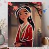 Disney Pearl Painting Pearl Aesthetic Mulan for Beginners and Adults, DIY Pearl Diamond Art Painting Kit for Home Wall Decor Gifts