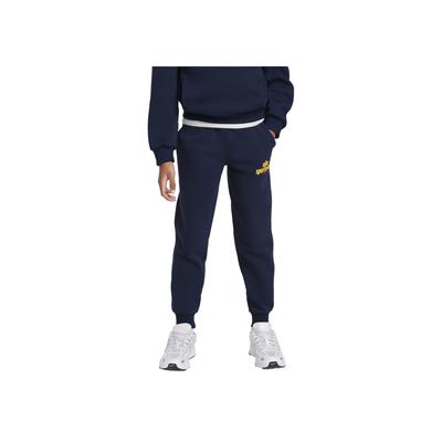 Knit Sports Pants Sportswear Club Fleece Soft Comfortable Warm Kids Bottoms Obsidian University-Red University-Gold HJ2660-451