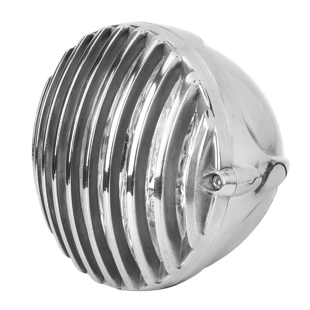 5.5in Vintage Motorcycle Grille Headlight Headlamp Practical Modification Accessory