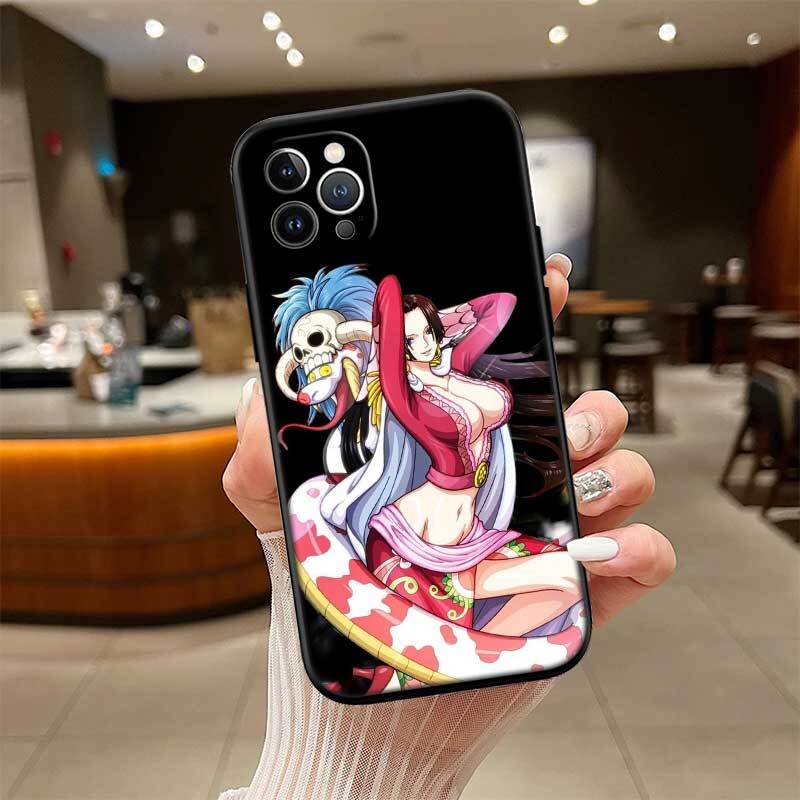 One Piece Boa Hancock Shockproof Phone Case for iPhone 6 6s 7 8 11 12 13 14 15 16 17 16E XS Pro Max XR X SE Air