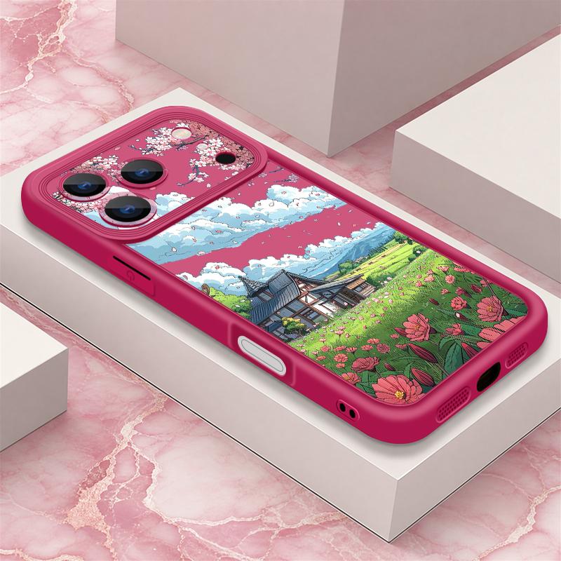 Summer Beach Scenery Collage Case For iPhone 18 Pro Max Shockproof Bumper Soft Silicone Cover For iPhone 17 16 15 14 13 Pro Max 17E