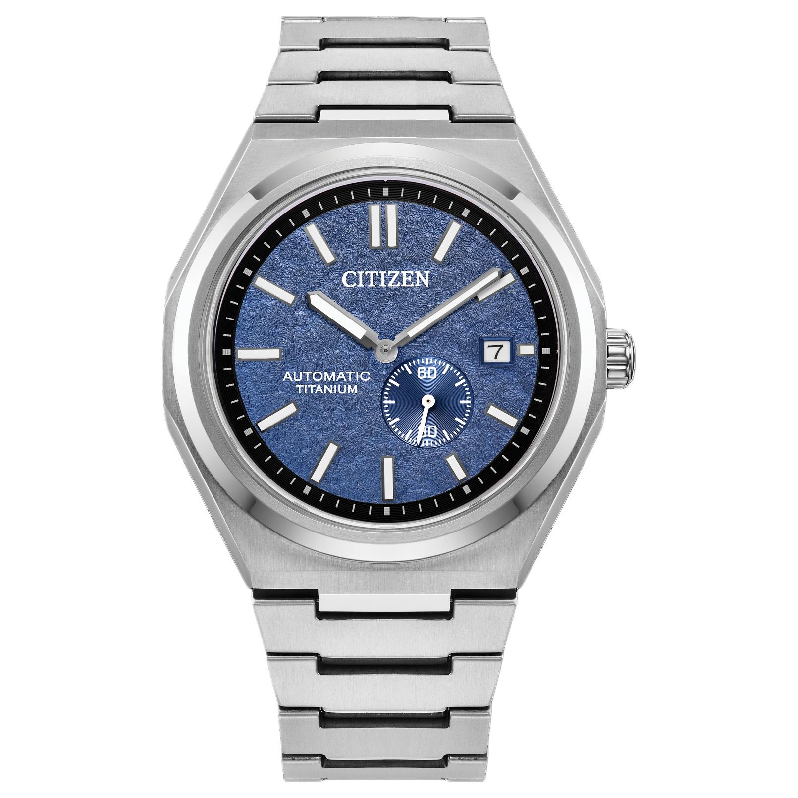 

CITIZEN 100m Water Resistant Automatic Mechanical Movement Super Titanium Strap Watch Men s Watches NJ0180-80L Blue Dial