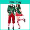 Stylish And Durable Adult Santa's Helper Elf Costume For Holiday Fancy Dress