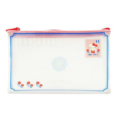 Sanrio Characters Hello Kitty Retro Stamp Flat Pouch 8203 124