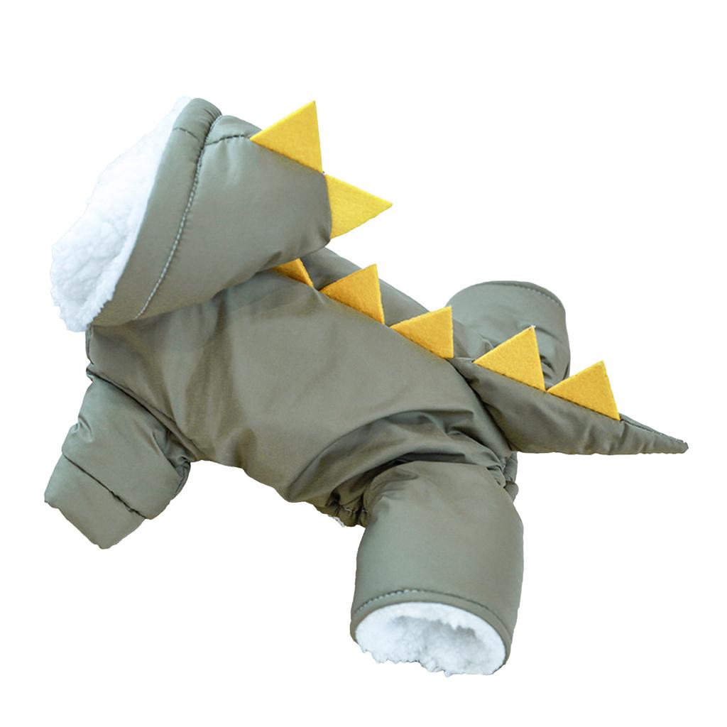 Dog Coat With Hood Dog Jumpsuit Dog Coat Dinosaur Dog Costume Winter Dog Clothes Dog Jumpsuit Costume Hoodie Dog Jacket