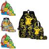 Fashionable 2024 New Print Backpack Pencil Case Lunch Bag Set For School Kids