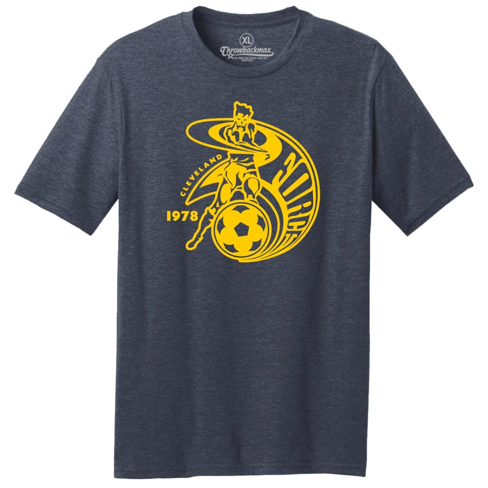 Cleveland Force 1978 Logo NASL Soccer TRI-BLEND Tee Shirt 2XL