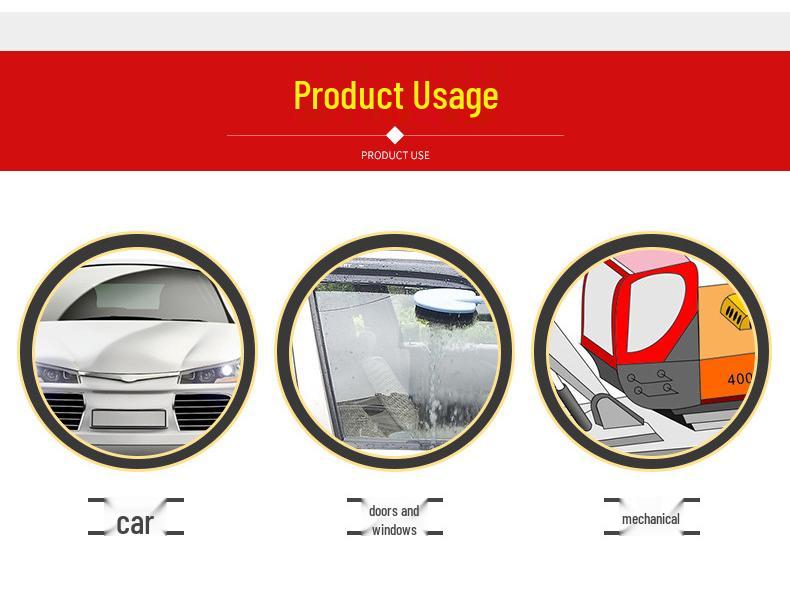 Waterproof Ford Fiesta Window Pressure Sealing Strip for Front & Rear Doors