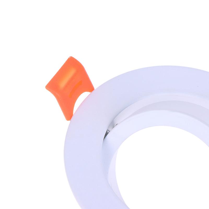 High Quality Aluminum Alloy White/Black Round Gu10 Mr16 Adjustable Spot Light Fixture Led Downlight Ceiling Spot Light Frame