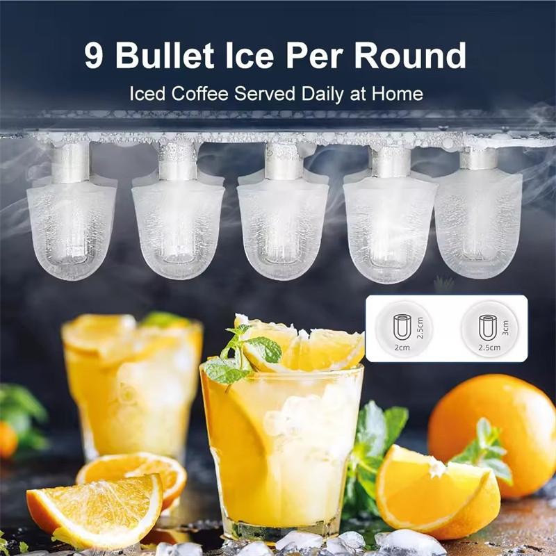 Office Mini Electric Ice Cube Maker Household Portable Ice Maker APP Intelligent Control WiFi Remote Ice Making Machine