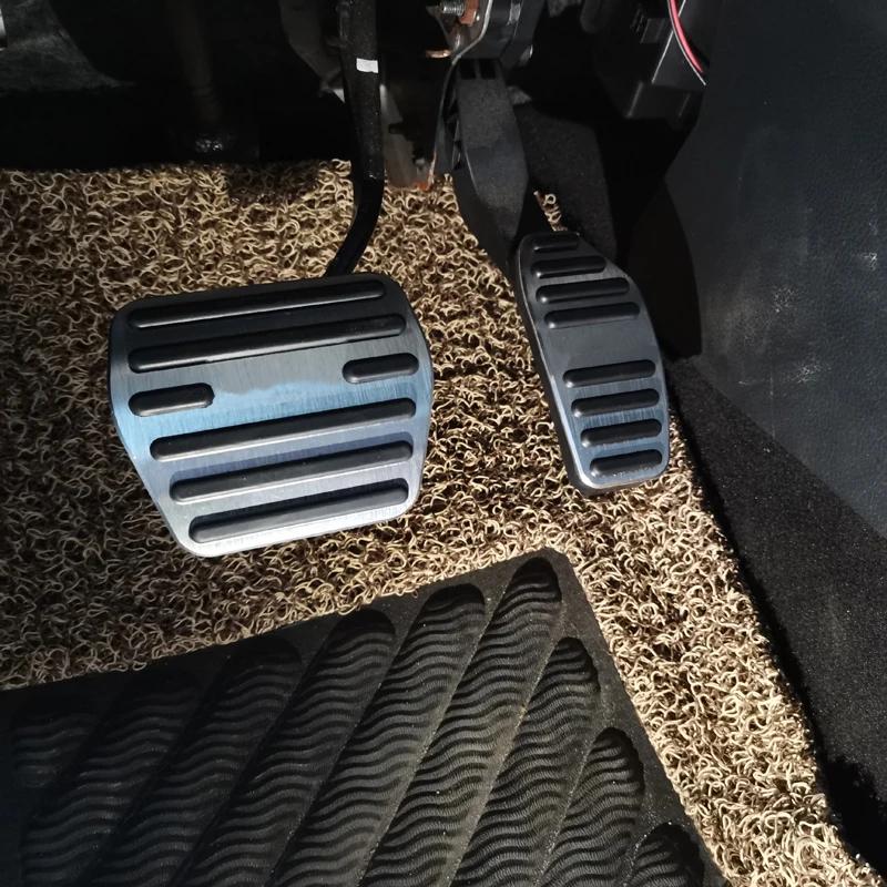 Pro Nissan Rogue 2024 AT Hliníkový plynový pedál Brzdový pedál Neklouzavá podložka Doplňky pro styling interiéru vozu