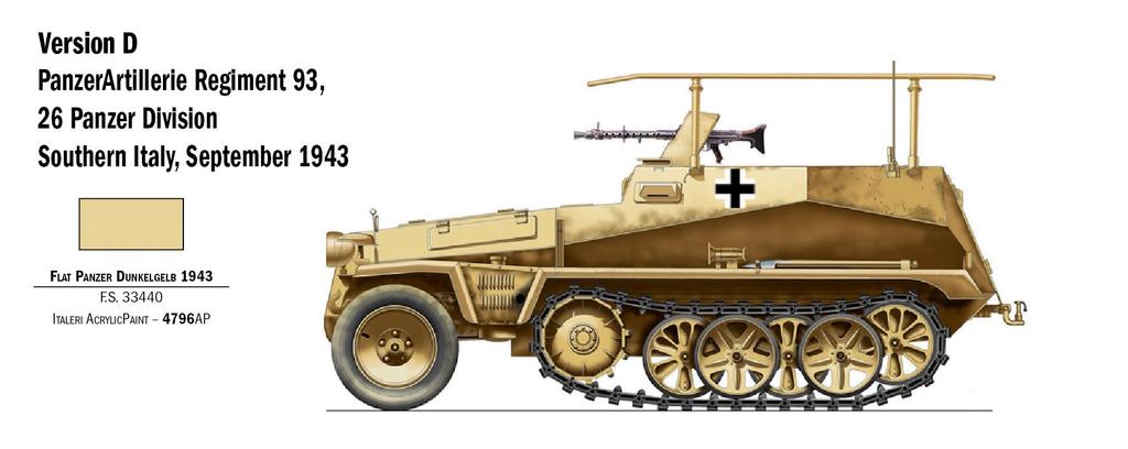 Italeri 7034 1/72 Sd.Kfz250/3 Greif