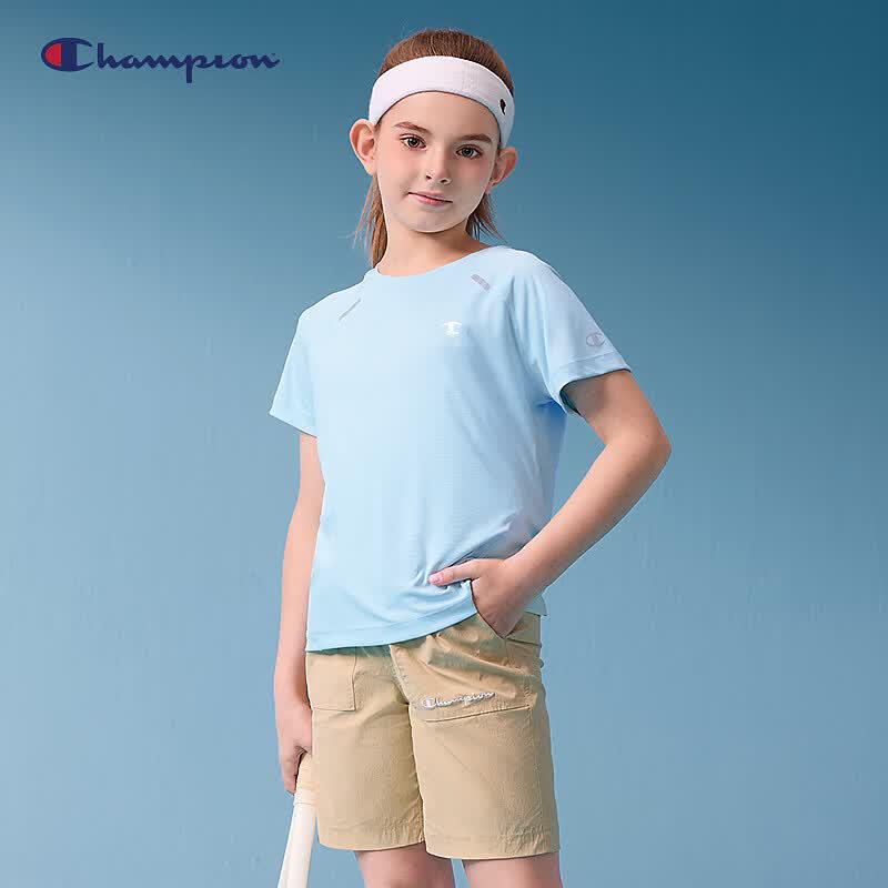 Champion Quick-Dry Unisex Kids Short Sleeve T-Shirt