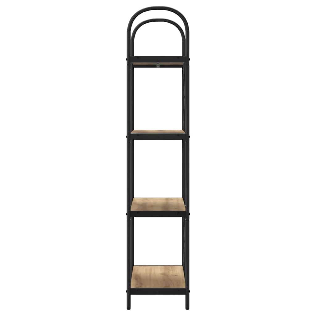 Artisan Oak Bookshelf 60 x 30 x 146 cm Particleboard