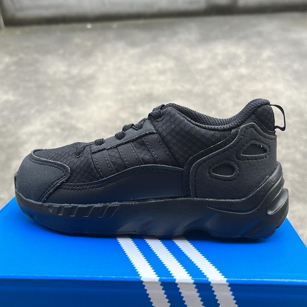 Adidas Originals ZX 22 Round Head Comfortable Durable Low Top Walking Shoes Baby Shoes Black GZ1558