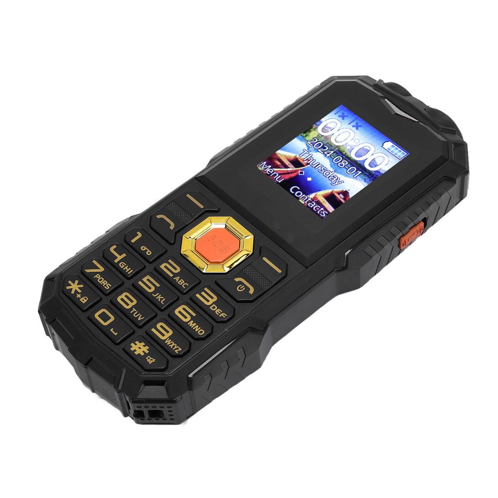 4G Elderly Phone 1.8 Inch HD Screen Dual Card Dual Standby 32MB and 32MB Memory Mobile Phone Black