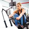 Tricep Rope with Handles Tricep Pull Down Attachment Ergonomic LAT Pull Down Bar Triceps Rope Cable Attachment for Home Gym