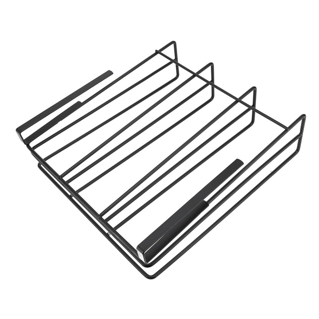 Hanging Chopping Board Rack Carbon Steel Under Cabinet Storage Shelf Chopping Board Holder