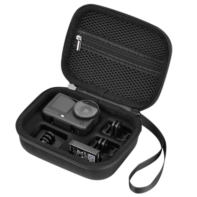 Water Resistant Protective Storage Bag With Organized Compartment for Action 6 Camera Gear Accessories Travel