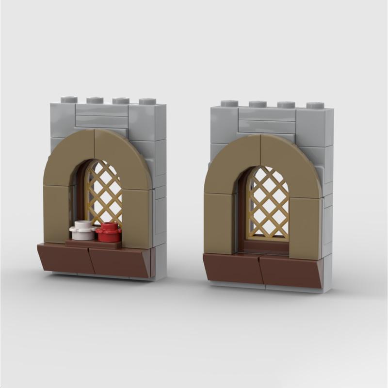 Medieval city car siege equipment MOC building blocks Assembly toy set Holiday gift for all architecture loversc