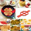 Silicone seven-hole round heart-shaped star omelette maker Multifunctional 4-hole pancake mold pancake maker