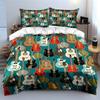 "Colorful Guitar Themed Decoration Set" Bedding Set with 1 Duvet Cover 2 Pillowcases Single Double King Queen, Gift