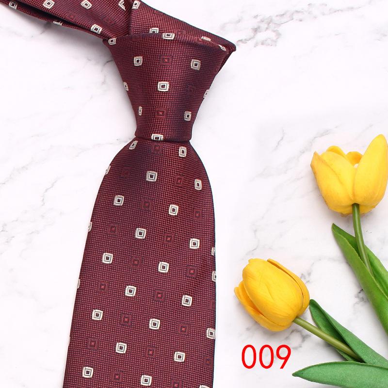 

Мужской галстук Банкетный галстук в клетку для выступления, Галстук с полосатым узором из цветов кешью 8 см Галстучная фабрика