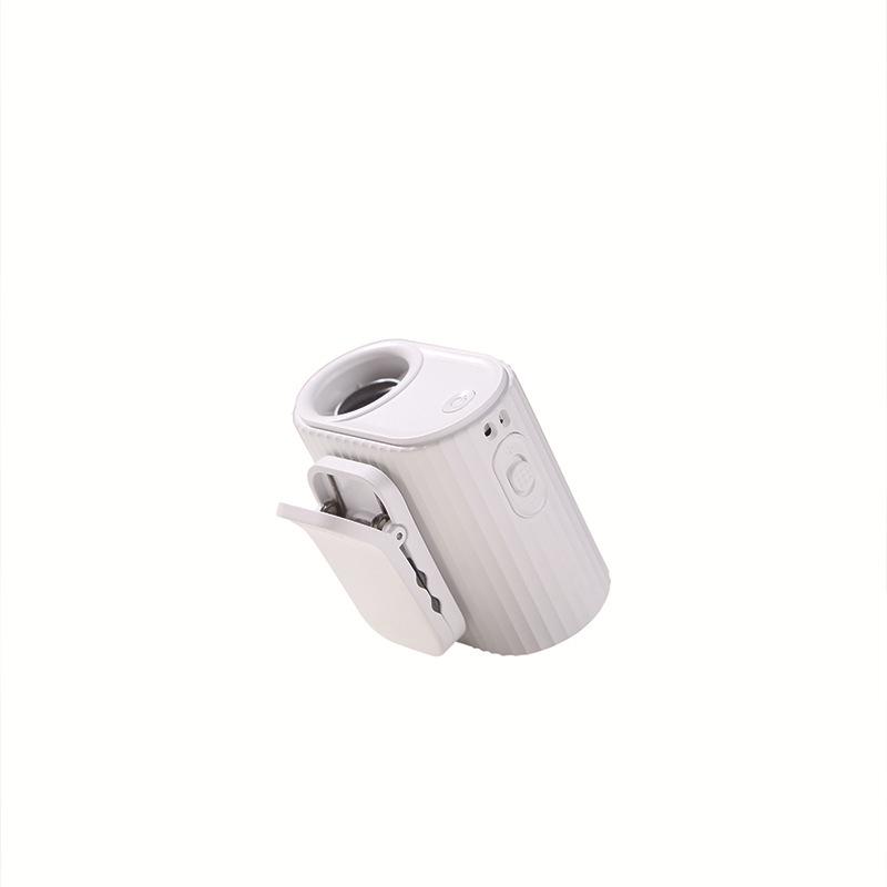 

Portable USB Hanging Neck High-Speed Mini Fan: Outdoor Waist or Handheld Use 77x43x75mm білий