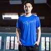 Mizuno Logo Design Quick-Dry Breathable Fashion Casual Round Neck Short Sleeve T-Shirt Unisex T-Shirts Blue C2CA43Z225