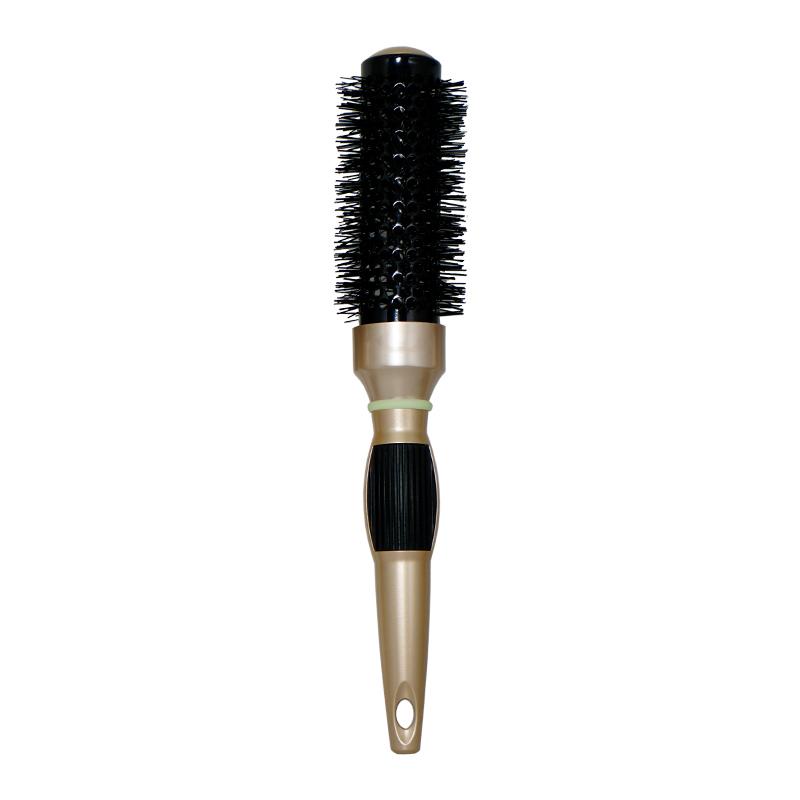Hair Styling Hair Brush Nylon Comb Thermal Aluminum Tube Round Barrel Hair Comb Professional Salon Hair Brush Hair Rollers Tools