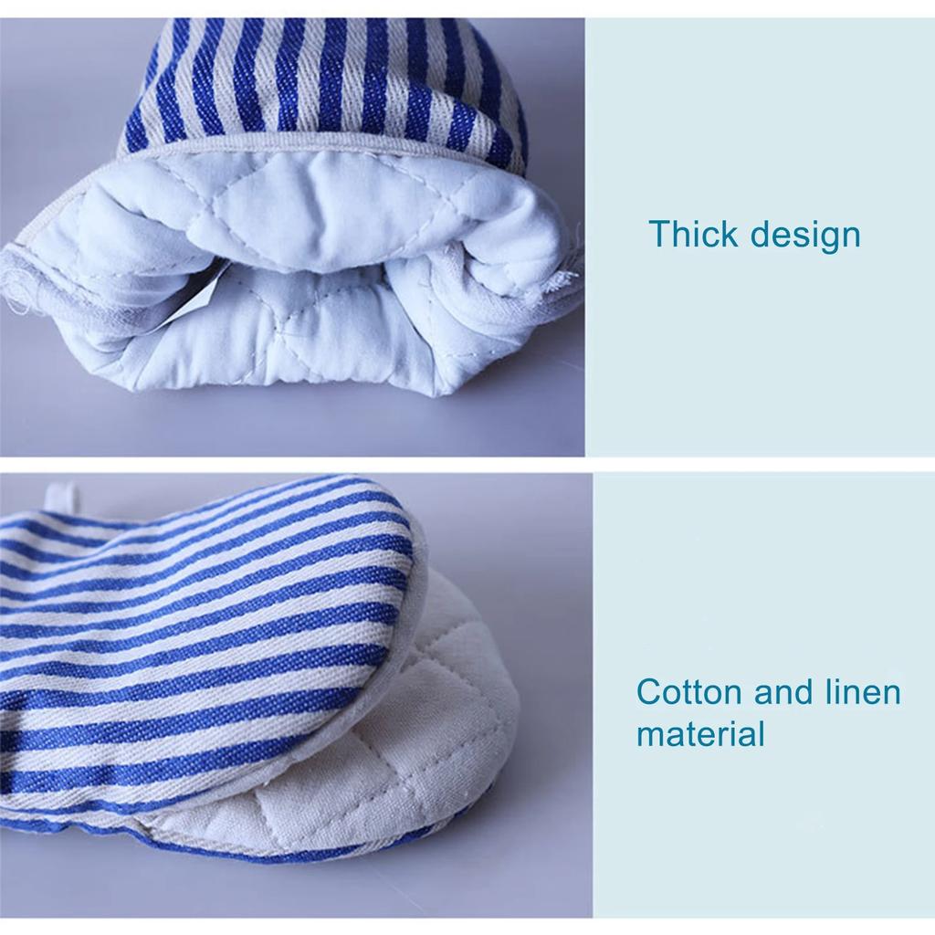 Handschuhe Griff Set Entenschnabel Hohe Qualität Für Küche Zum Schutz der Hände Mikrowellen-Isoliermatte Anti-Heiß 100% Baumwolle Ofenhandschuh