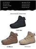 Plus Size Breathable Outdoor Military Boots - Wear-Resistant Hiking & Mountaineering Shoes