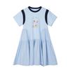 Girl's Cartoon Print Casual T-Shirt Dress