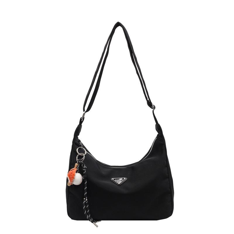 Popular nylon large-capacity tote bag women's 2025 new casual simple bag trendy versatile messenger bag