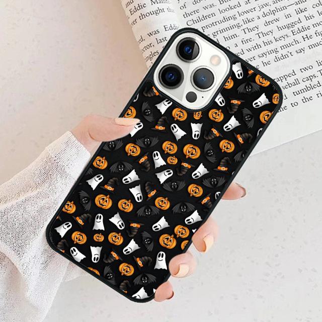Halloween Aesthetic Phone Case For iPhone 17 Air 16 15 14 plus 12 13 Pro max Soft Bumper Shell Cover coque