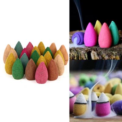 20Pcs/Bag Colorful Incense Cones For Backflow Tower Accessories Incense