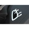 For Buick Regal 2018-2020 Silver Steel Dashboard L&R Air Outlet Vent Trim 2PCS