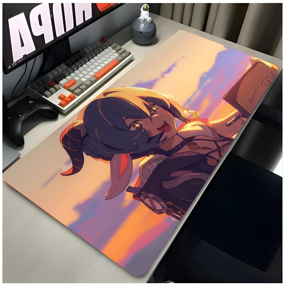 Game Character Zenless Zone Zero Lucia Mouse Pad Large Gaming Mousepad With Thick Stitched Edge Nonslip Desk Mat