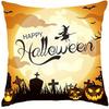 Black Cat On Pumpkin Pillow CoverSuitable for Sofa Car Bedroom Decorative Cushion Cover Pillow Cover