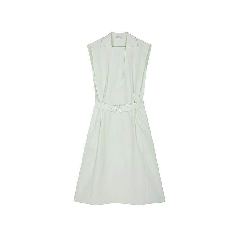 Less 2025 Summer Shirt Collar X-Line Dress