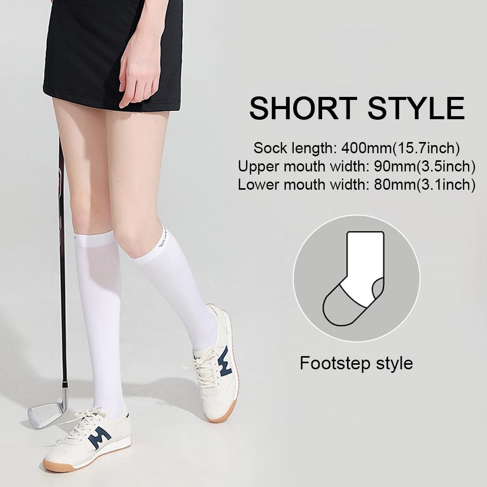 

1Pair Summer Ice Silk Stockings Sun Protection Thigh High Quality Socks Breathable Non-Slip Slimming Leg Socks Golf Athletic