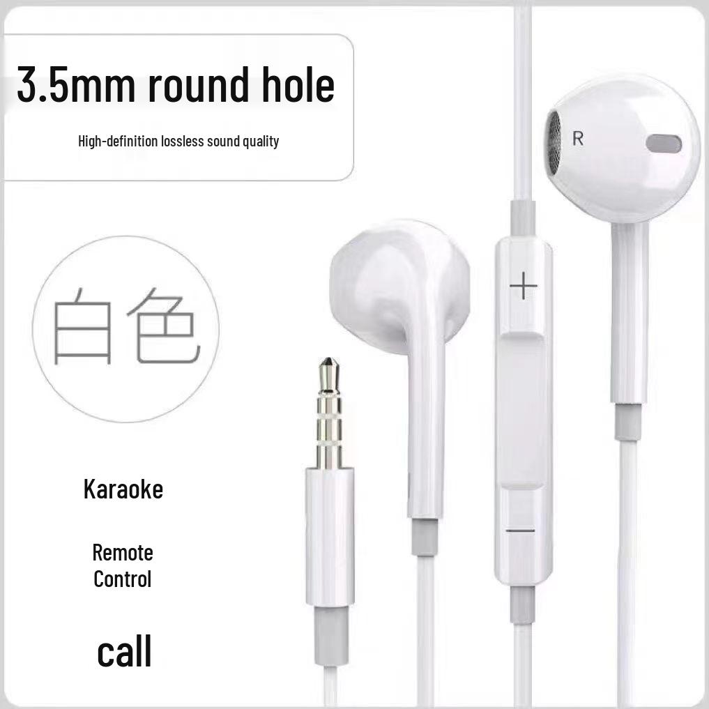 Fones de Ouvido com Fio Mais Vendidos para iPhone, Android, Tipo-C, Oppo e Huawei com Microfone